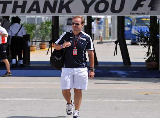 Rubens Barrichello Thank You F1 Formula One